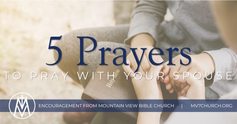 5 Prayers to Pray with Your Spouse