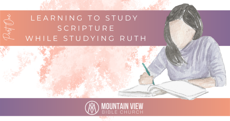 How to Study Your Bible: part 1